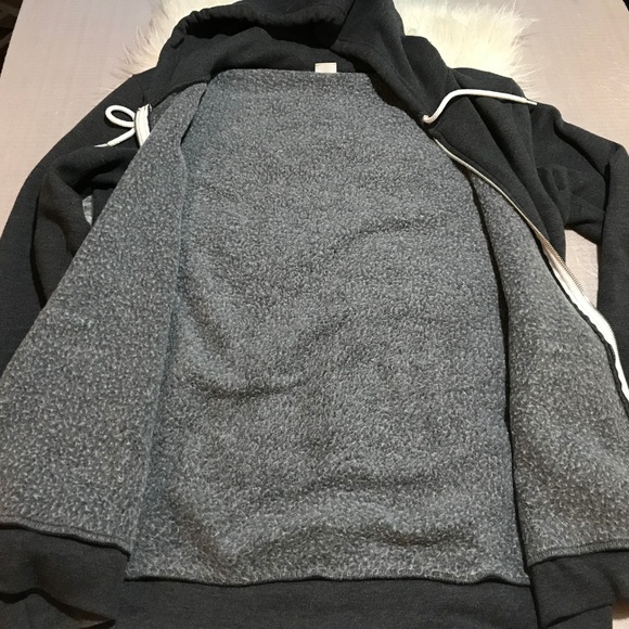 Int'l Indeed fleece full zipper hoodie front pouch unisex - Picture 6 of 8